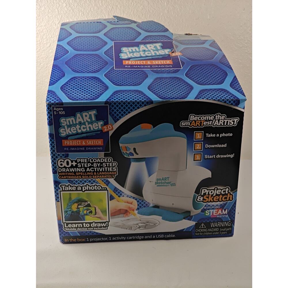 Smart Sketcher 2.0 Projector, Drawing and Tracing Projector for Kids3 Cartridges - Picture 5 of 5